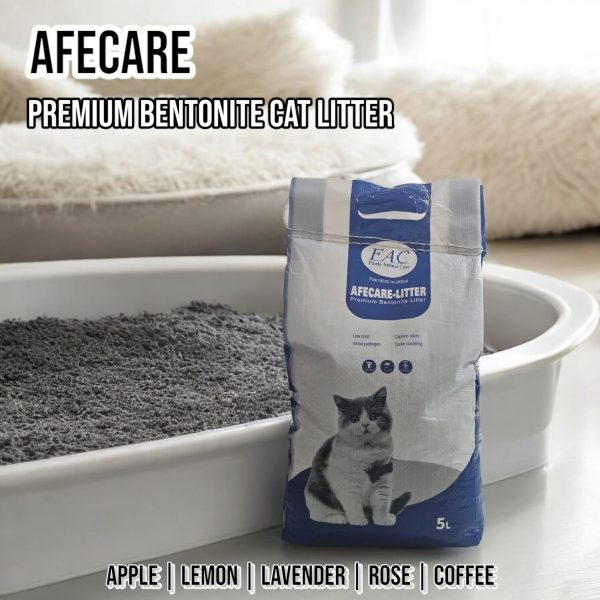AFECARE Premium Bentonite Cat Litter 5L & 10L