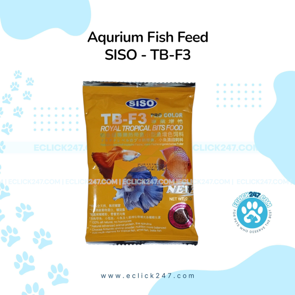 SISO TB-F3 Pro Color Royal Tropical Bits Food 20 gm
